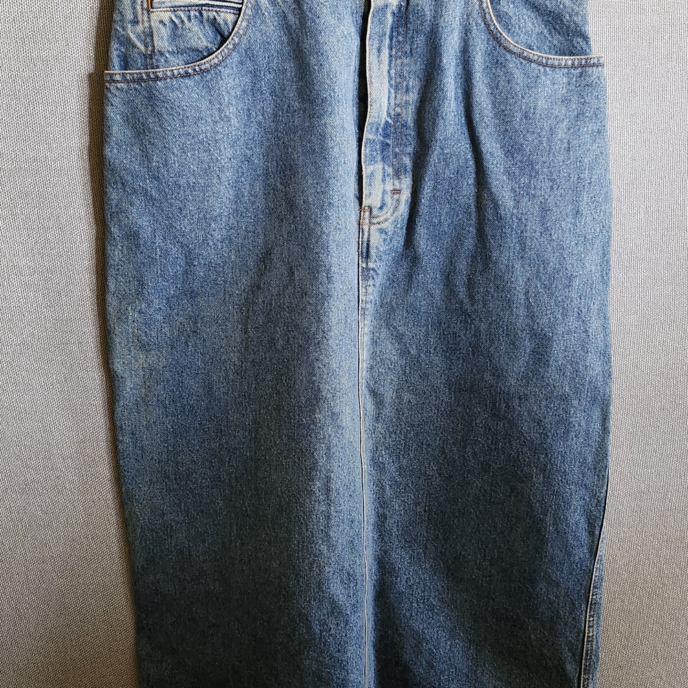 Jordache Vintage 80s Denim Long Skirt